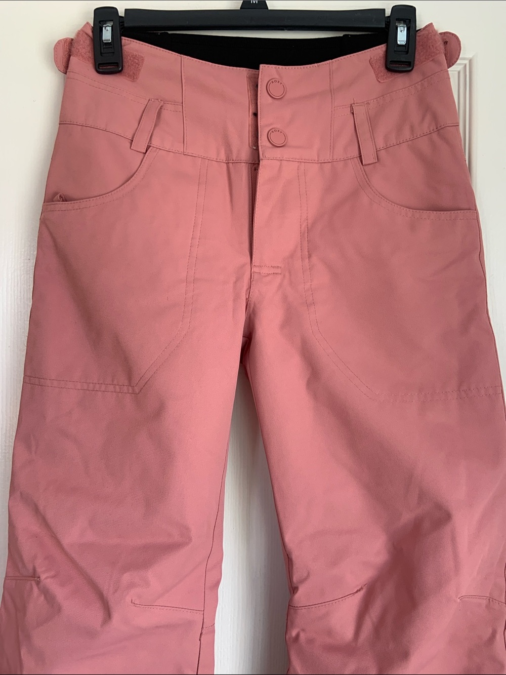 Roxy Pink Snow Pants with Boot Gaiters - Picture 2 of 13